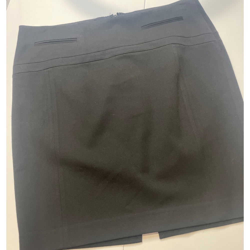 Express Womens Black Stretch Pencil Skirt Size 8 Professional Career Office Wear
